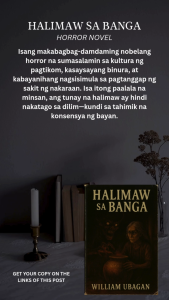Halimaw sa Banga l Horror Novel l Fiction l Tagalog l William Ubagan l Pocketbook