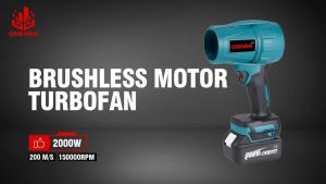 🔥3 Days Delivery🔥200M/S Turbo Fan Blower Brushless Electric Turbo Blowers Cordless Violent Car Dryer Handheld Dust Blowing Tool Keyboard Dust Sweeper For Makita 18V Battery