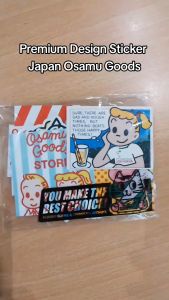 (PREMIUM DESIGNER STICKER) 36pcs JAPAN OSAMU GOODS Vinyl Decal graffiti STICKERS bomb for laptop fridge luggage & etc