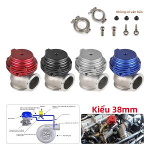 Van Xả Khí Thải Ngoài 38mm Kiểu V-Band Van Xả Khí Thải Turbo Cho Ống Dẫn Khí Nạp Tăng Áp Ống Xả Đa Năng Lắp Được Cho Nhiều Loại Xe