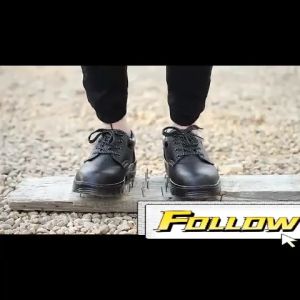 HB รองเท้าผู้ชาย รองเท้าเซฟตี้ PU รองเท้าบูทผู้ชาย รองเท้าหนังผู้ชาย Safety shoes/Iron shoes รองเท้าเซฟตี้หัวเหล็ก รองเท้าเซฟตี้ รองเท้าหัวหล็ก รองเท้าแฟชั่นผู้ชาย ไซส์ 35-46 รองเท้าเพื่อความปลอดภัย ป้องกันการลื่นไถล  ป้องกันการกระแทกและป้องกันการเจาะ