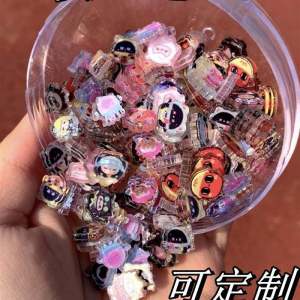 Mini Blind Box DIY Handmade Egg Party Card Pendant Skin Toy PVC Material in Stock Egghead Blind Box Mini Card Pendant