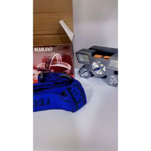 Đèn Pin Đeo Đầu 5 Bóng LED Siêu Sáng Chống Thấm Nước Sạc USB