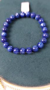 Vòng tay đá Kyanite (sapphia nước) 8.3 li VIP phù hợp mệnh Thủy Mộc | Hoa Minh Gem