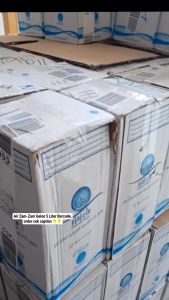Air Zam Zam Kemasan Galon 5 Liter Dengan Box/Zam Zam Asli Tanpa Campuran Free Tasbih