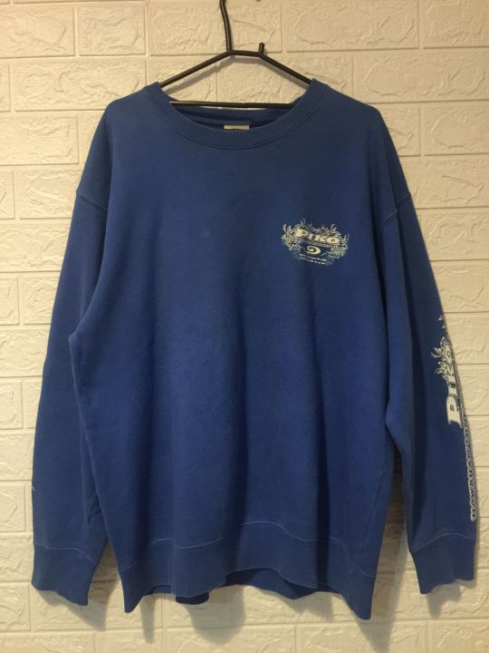 Sweater Thrift Crewneck Piko Original Second Graphic Print Casual