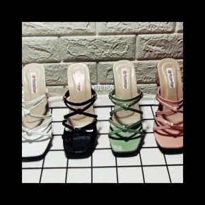 Heels Wanita Casual Hak 5CM Terbaru Sendal Murah Kekinian