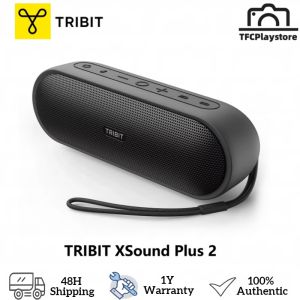 TRIBIT XSound Plus 2 Portable Wireless Bluetooth Speaker Wired Heavy Bass Speaker 30W Power IPX7 Waterproof 24-hrs Playtime For Outdoor Camping Hiking