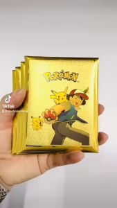 Thẻ Bài Pokemon card kim loại Mạ Vàng - Bài Pokemon Mạ Vàng BoardGame Vmax-Đồ Chơi Trẻ Em Cho Bé Trai Bé Gái