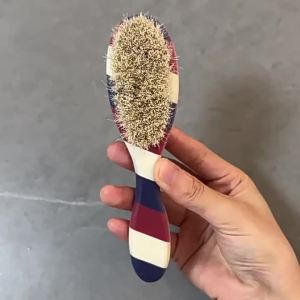 【1Pcs Boar Bristles Material Dual-Purpose Beard Brush Shaving Set Barber Shop Tools Reduce Frizz Shaving Brush】