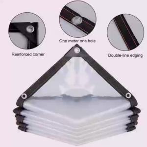 Transparent Waterproof Cloth Windproof and Snow Proof Canopy Suitable for Terraces Plants Chicken Coops Gardens