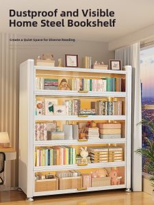 youqin | Steel Dust-Proof Storage Cabinet For Kids Multilevel Shelving