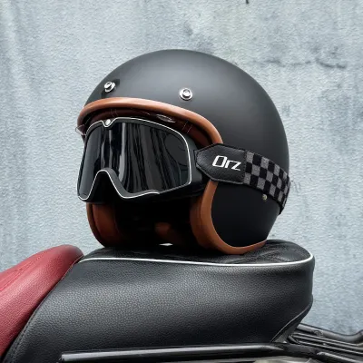 ORZ | Vintage Motorcycle Helmet 3/4 Coverage