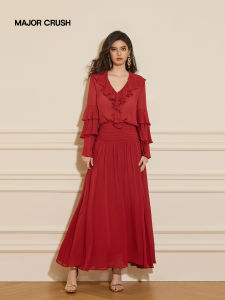 Romantic French Style Retro Dress Suite Barbadine Cherry