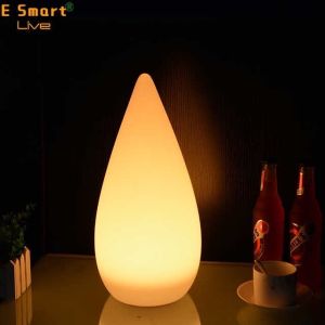 *SECOND HAND* Rechargeable Colour Changing LED Egg Shaped Water Droplets Shape Light