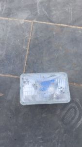 1 cái đèn pha điện tử 12v 24v 100-130W kích thước 10x16cm lắp cho xe ô tô chế xe ba gác các loại siêu sáng H6001