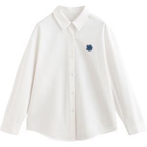Toyouth | Floral Embroidery Cotton Shirt Fall New Arrival Casual Commuter