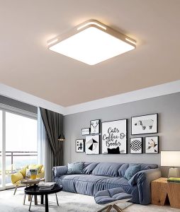 Đèn ốp trần D480 có khiển trang trí phòng khách nhỏ phòng ăn phòng ngủ