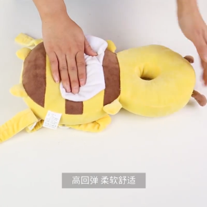 Baby Anti-fall Headrest Toddler Infant Learning Walking Head Protector Cushion Cute Animal Safety Cotton Bantal Back Protection