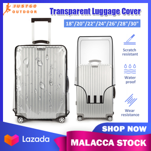 18/20/22/2426//28/30Inch Transparent Luggage Cover Waterproof PVC Suitcase Protector DustProof Suitcase Cover Travel Case Cover