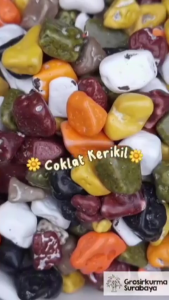 COKELAT KERIKIL 250gr Kualitas Premium Simple Pack Standing Pouch Mood Booster Oleh oleh Haji Umroh