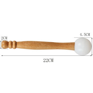 IRIN | Crystal Bowl Crystal Bowl Knocking Stick Rubber Ring Professional Buddha Sound Bowl Beater With Rubber Ring Yoga Meditator Parts