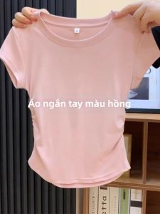 Áo Thun Ngắn Táo Bạo Dáng Ôm Cao Cấp Mùa Hè