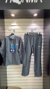 Bộ áo mưa srixon nam xám size M - golf rain wear