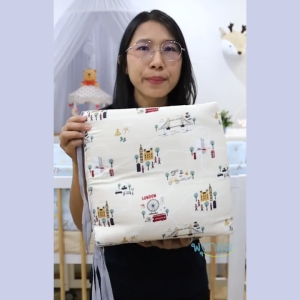 AIRY ผ้ากั้นเตียงเด็กใยไผ่ หายใจผ่านได้ ขนาด 30x200 cm. ( 2 ชิ้น )