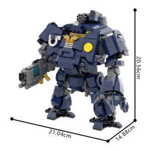 High Brick Warhammer 40K Redeemer Fighter Walking Robot Moc Assembly Building Toy for Children And Adults
