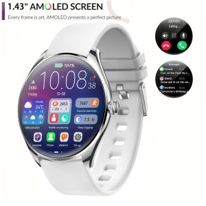 2026 New Hot Ultra thin Women SmartWatch 1.43" AMOLED Display HD 466*466 Always Show Time Call Reminder Men Smartwatch For gift