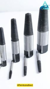 Sekrup Ekstraktor 8 Pcs Pipe Tap Screw Alat Pembuka Baut/Penghilang Sekrup Pipa Air Segitiga - 6646