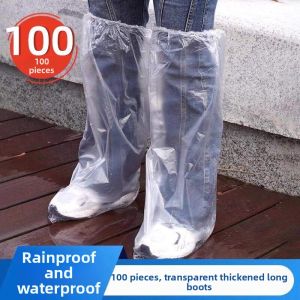TANGJIXIONG | Disposable Waterproof Slip-resistant Thickened Rain Shoe Covers