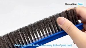 Chổi cọ bể bơi bằng thép không gỉ 25cm bàn chải vệ sinh hồ bơi