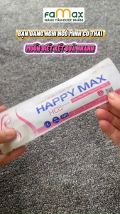 Thử thai Happy Max dạng 1 bút có bảo mật che tên - Sản phẩm của Dược Famax