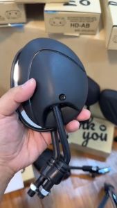 kính/ gương chiếu hậu giọt nước gắn các xe WAVE/ AB/ Vision Chân 10 li thuật - (Giá 1 cặp)