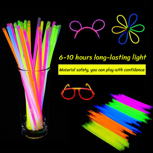 Onisa Glow Sticks 100Pcs/50pcs Ultra Bright Glow Party Supplies with Connectors