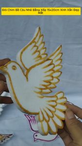 Đôi Chim Bồ Câu Nhỏ Bằng Xốp 15 x 20 cm Xinh Xắn Đẹp Mắt Trang Trí Phòng Cưới Vu Quy Tân Hôn Sang Trọng Biểu Tượng Tình Yêu Thủy Chung Và Hạnh Phúc Mang Lại Niềm May Mắn Cho Ngày Vui Trọn Vẹn