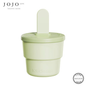 Jojos L. PD Green Ice Cream Cup Baby Food Ice Tray for Home Refrigerator Glass Green Kitchen Cooking Utensils Ice Mold