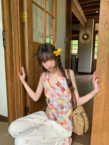 NIHAOKANONG | Áo Dây Gingham