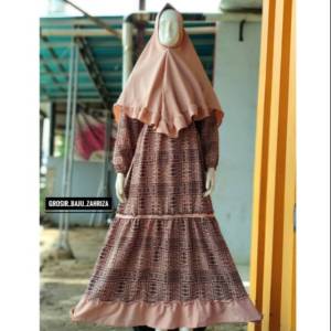 Pasar Grosir Panongan - Gamis Wanita Setelan Kerudung