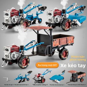 Mô Hình Xe Tractor Phong Cách Cổ Điển