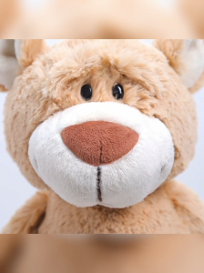 [Ready Stock] PLAYMART Long Fur Teddy Bear Plush (80cm) Anak Patung Comel Lembut Hadiah Budak Soft Toy Cute Comfort