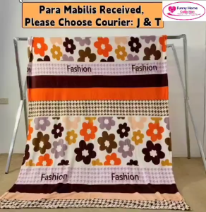 Funny Home Collection Velvet Fleece Blanket - Flower Fashion Design (135 cm X 200 cm)