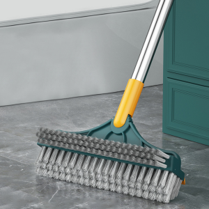 【24hours delivery】Magic Broom Penyapu Lantai Floor Cleaning Brush Gap Scrub Brush Tile Kitchen Bathroom Glass Toilet 刮刷三用多功能清洁地刷