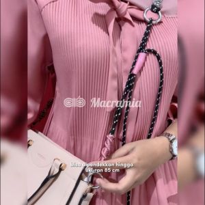 MACRAMIA STRAPBAG ADJUSTABLE MACRAME BY MACRAMIA/TALI TAS