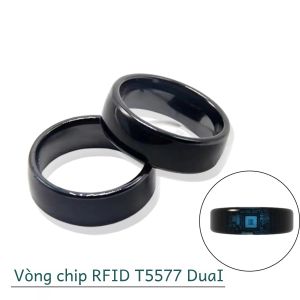 Nhẫn RFID Chống Nước Siêu Mỏng 125kHz T5577 Chip NFC Có Thể Ghi Lại Thẻ Kiểm Soát Truy Cập Thông Minh Để Sao Chép Mã Thông Báo Thẻ Nhân Bản Em4305