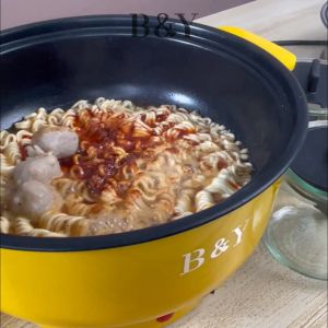 Panci Listrik Multifungsi Anti Lengket 20cm dan 22cm / Steamer Cooker