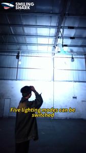 Smiling shark TD0202 LED Headlight Super Bright Inductive Work Light 5Mode Type-c Rechargeable Head Lamp White red Light Waterproof Lightweight Outdoor