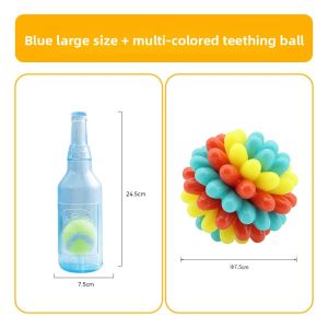 Hipidog | Interactive Dog Toy Bottle Chew Toy Intelligence Enhancement Puppy Teething Toy Fun Self Entertaining Pet Toys For Dogs
